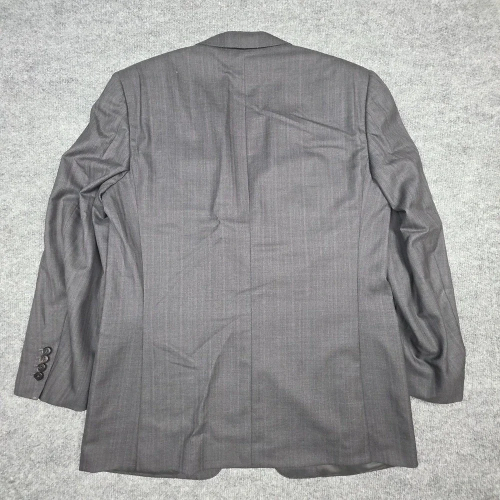 Ermenegildo Zegna SUIT SET 15 Milmil 15 Men's 52R Gray Pink Striped 100% Wool
